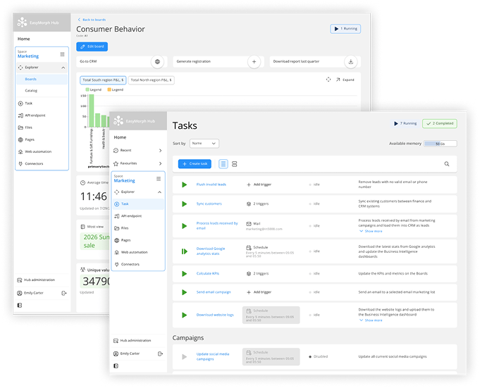 Download EasyMorph Hub
