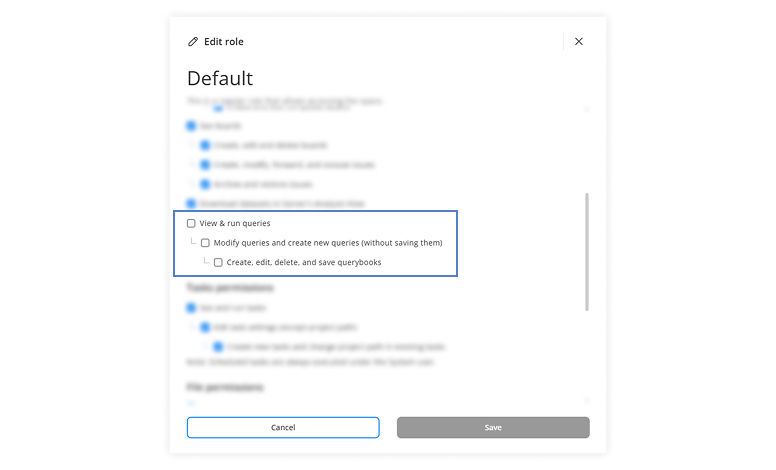 Apply role-based permissions