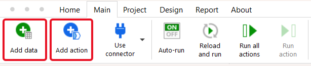 EasyMorph add data and add action