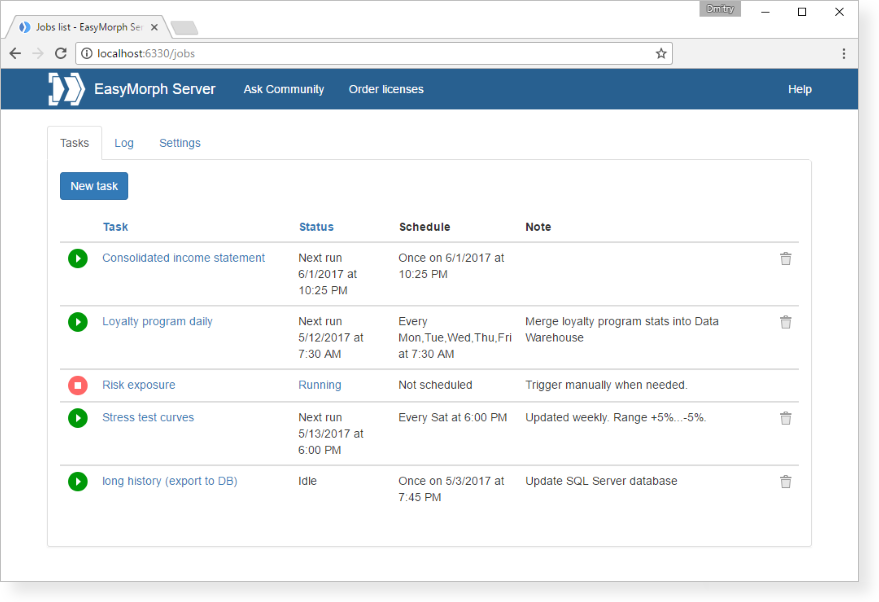 Download EasyMorph Server