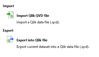 Read and write QVD files