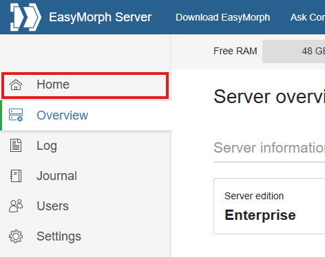 Accessing the User Section