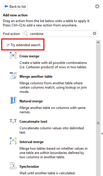 AI Extended Search