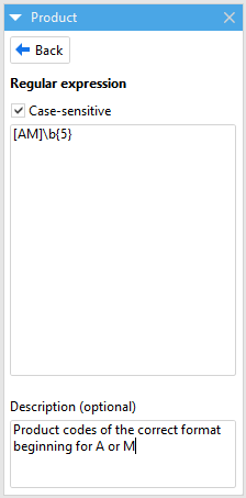 Regex Facet Editing