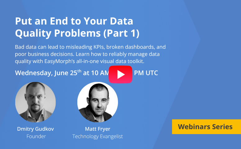Data Quality Webinar Part 1