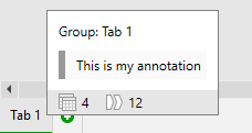 Annotating Groups