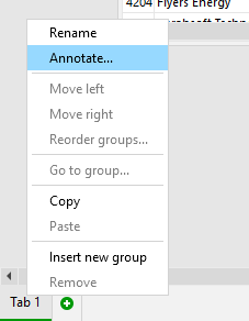 Annotating Groups