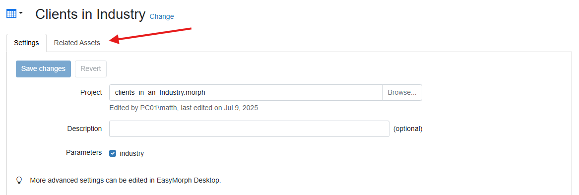 Related Catalog Assets