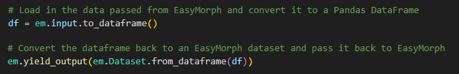 New Python functions