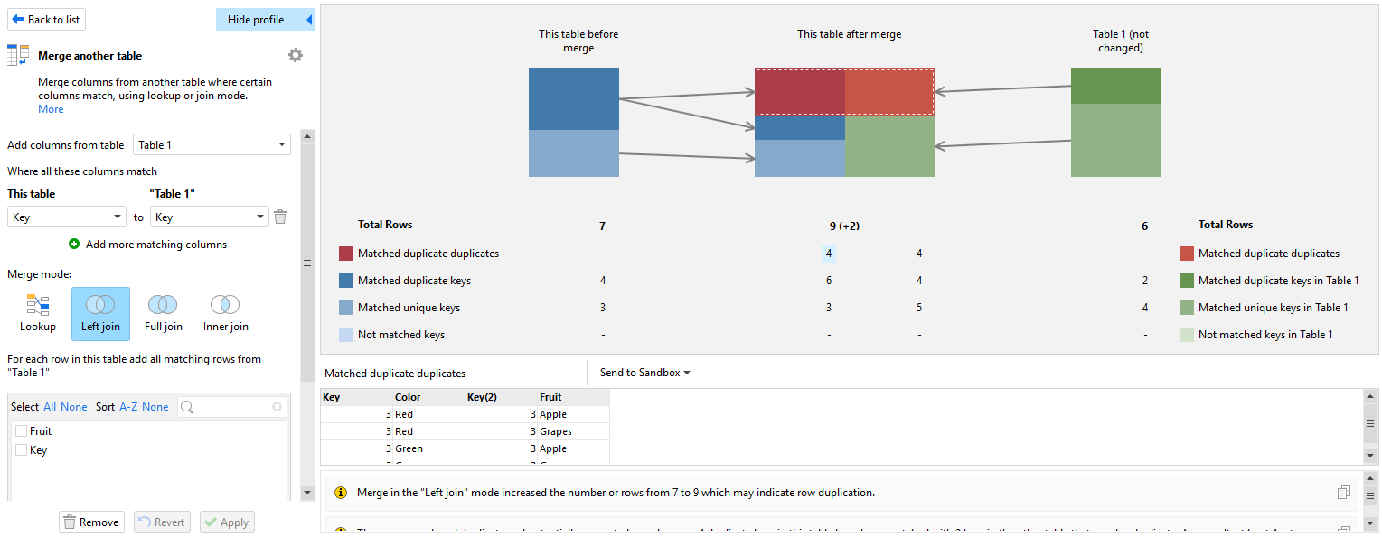 EasyMorph Merge Profiler