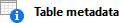Table metadata action