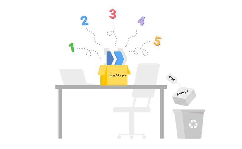 5 reasons why Alteryx customers switch to EasyMorph (and don’t look back)