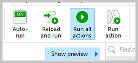run the workflow