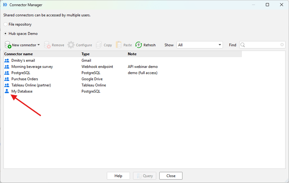 Connector type icon