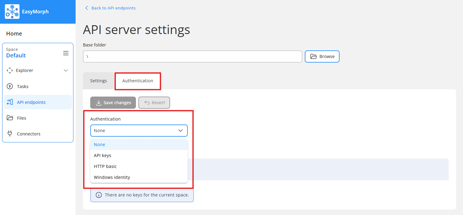 OData server authentication