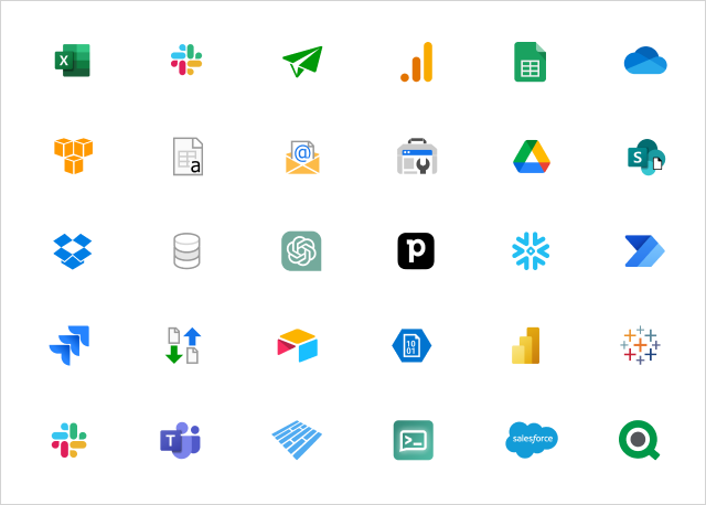 50+ Enterprise Integrations