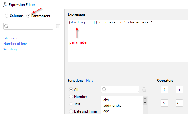 visual prolog expression is used when a formula is expected