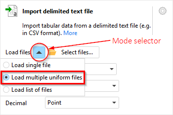 Loading multiple files