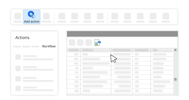 Adding an automation action
