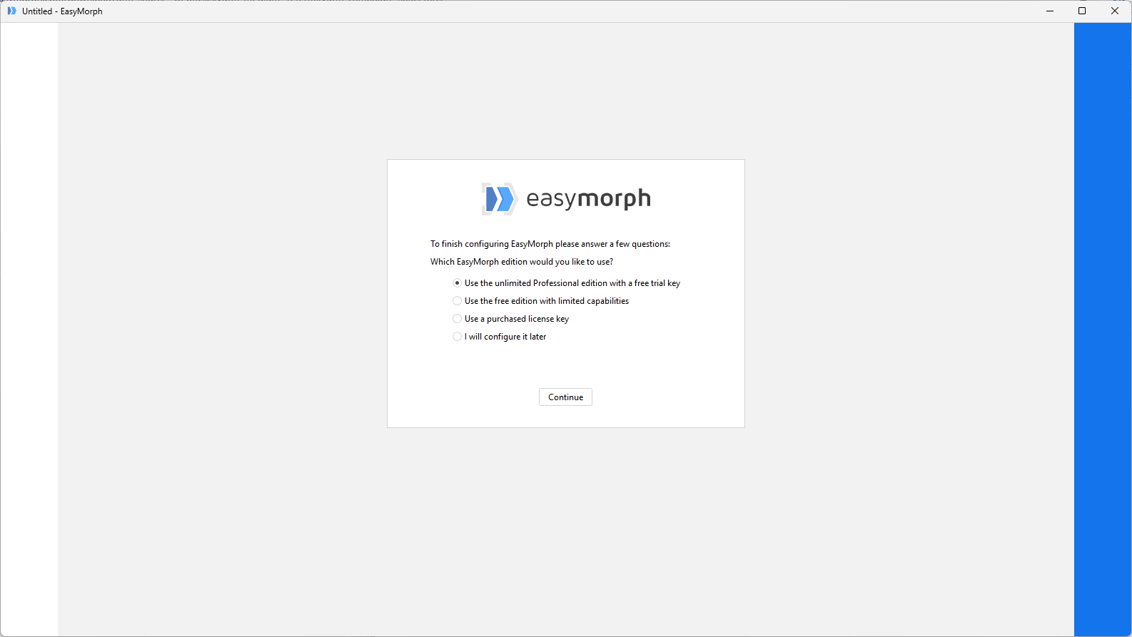 Onboarding process