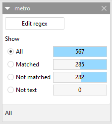 The regex facet